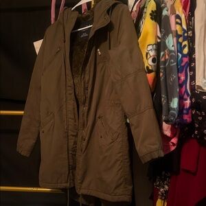 American Eagle Outfitters Khaki Utility Jacket